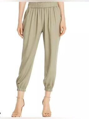 Ramy Brook Green Tencel Lightweight Simple Soft Comfy Joggers XS Extra Small
